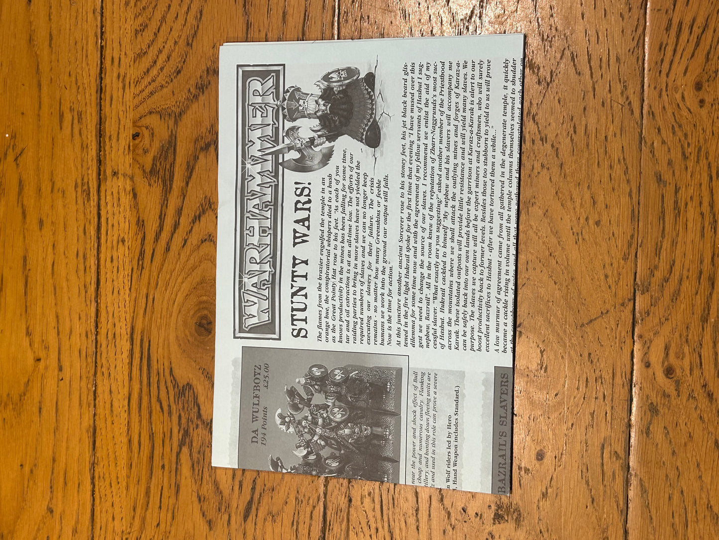 Games workshop mail order flyer 13 (great condition)