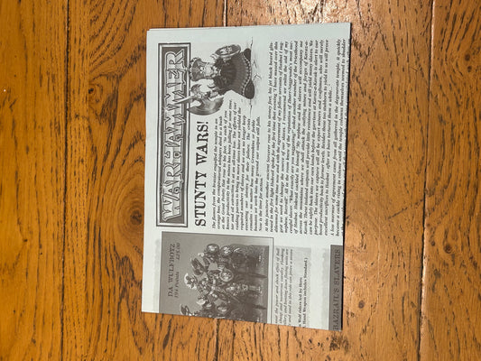 Games workshop mail order flyer 13 (great condition)