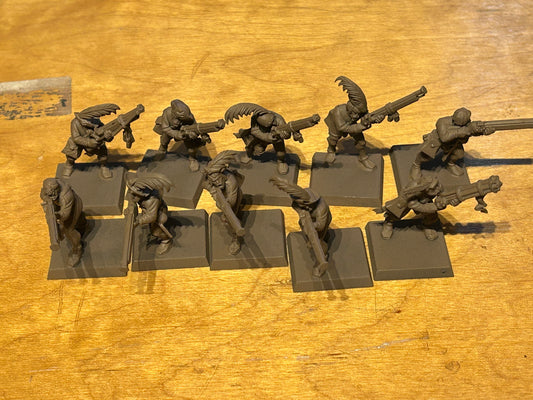 Warhammer fantasy the old world empire of man handgunners x10