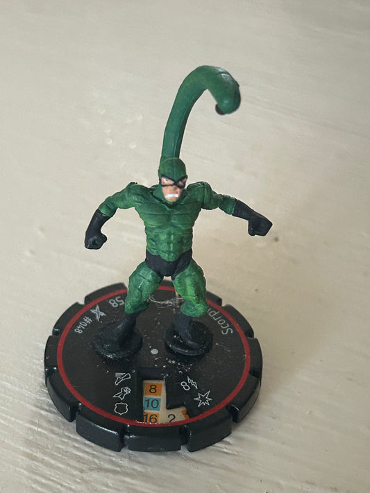 Marvel Heroclix Xplosion scorpion veteran 48