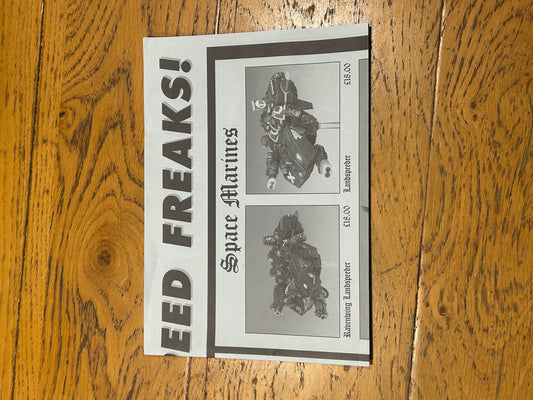 Games workshop mail order flyer 14 (great condition)
