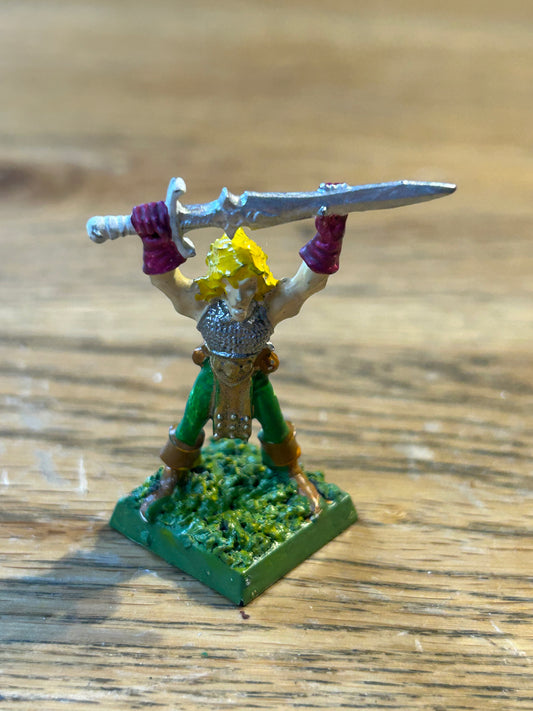 Citadel Warhammer Wood Elves aneirin dreambrand champion Elf Command GW