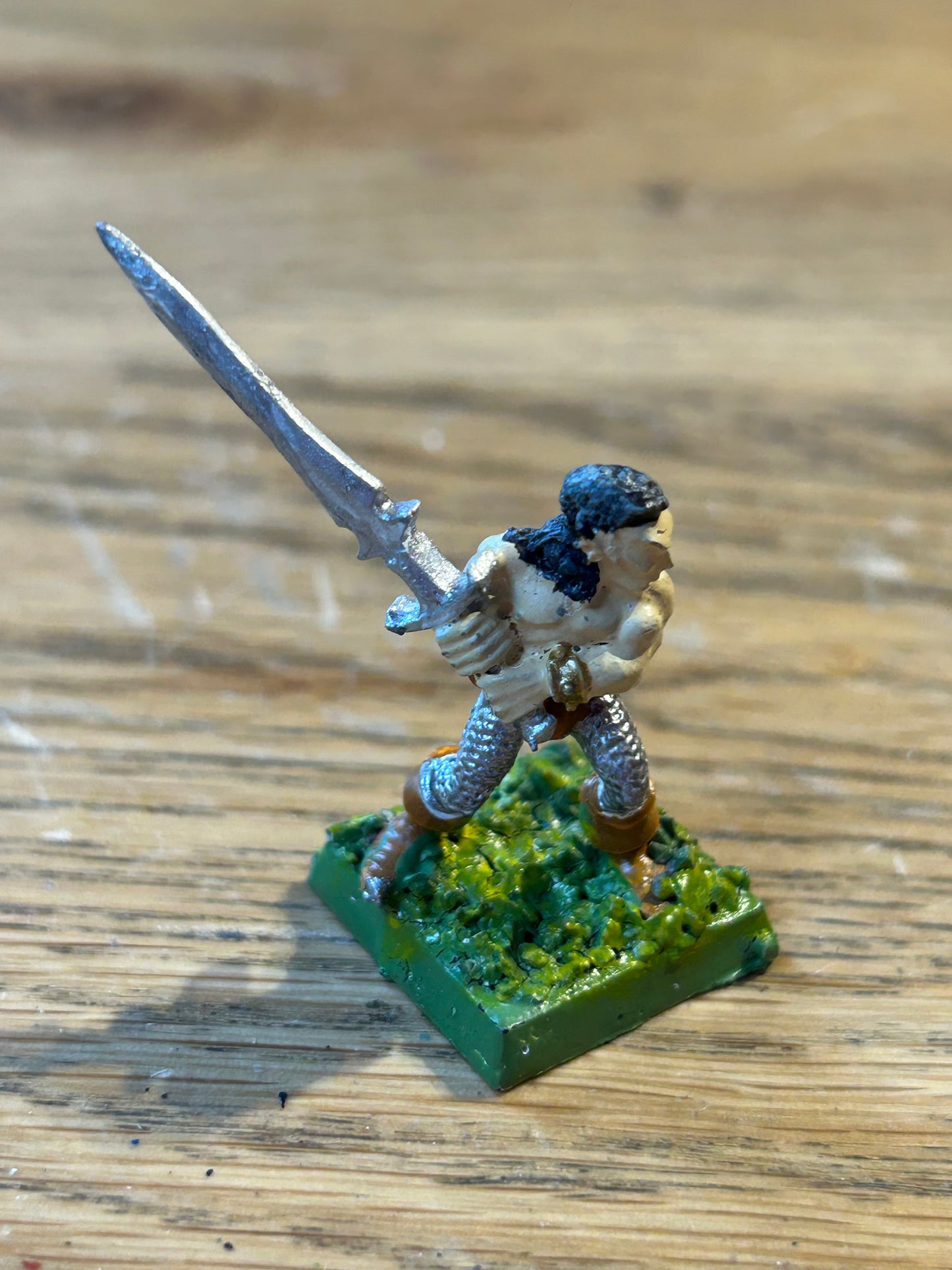 Warhammer Citadel Metal WOOD ELF ELF5 WARDANCER 1989 EDLAGIL double handed sword