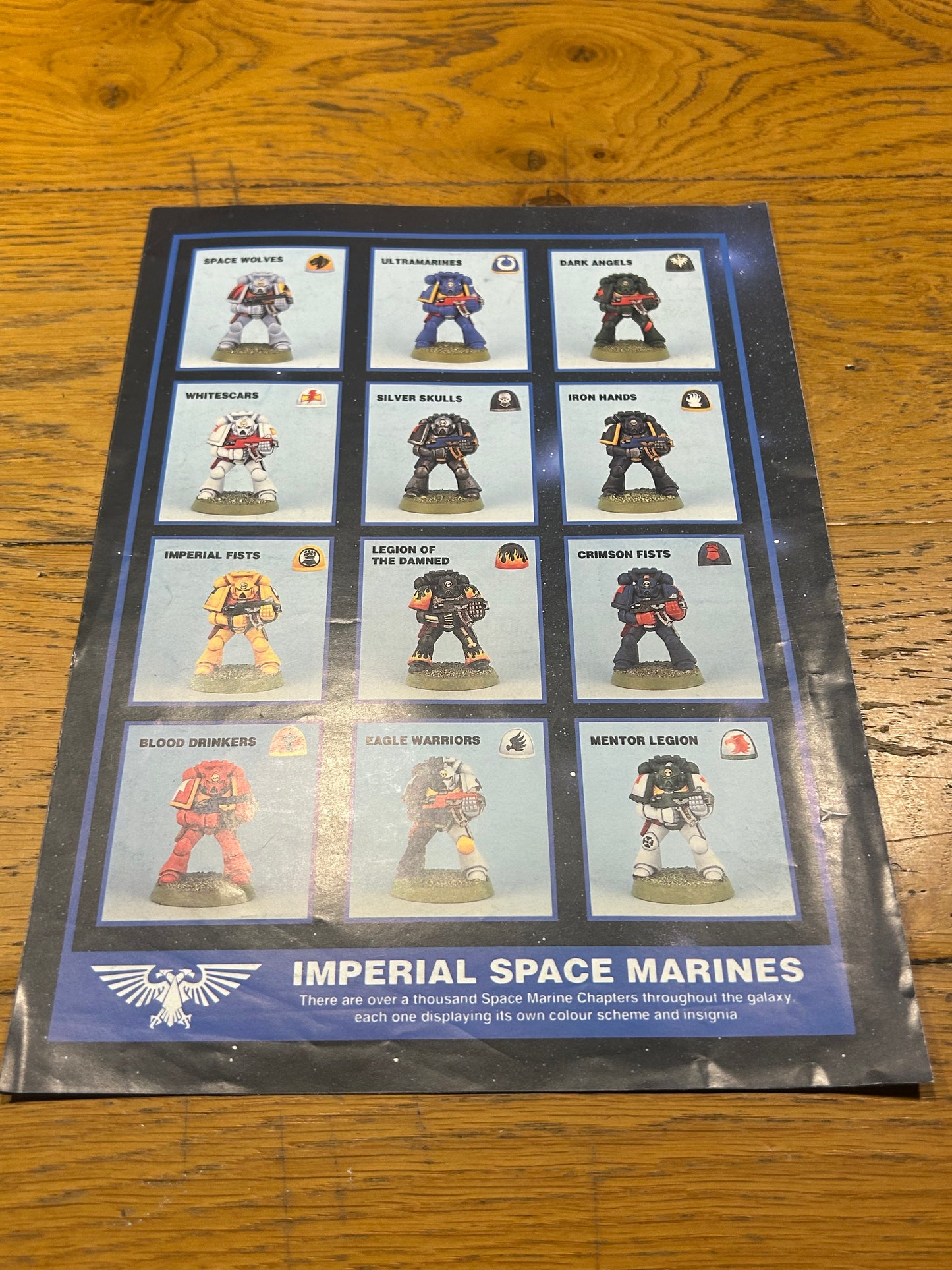 Warhammer 40K How To Paint Your Models Reference Sheet - Warhammer 40K GW