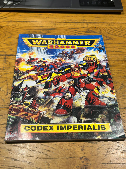 Vintage Warhammer 40,000, Wargear Supplement, Games Workshop,  1993 2nd Edition (minor wear but with a small bit rubbed off the back cover)