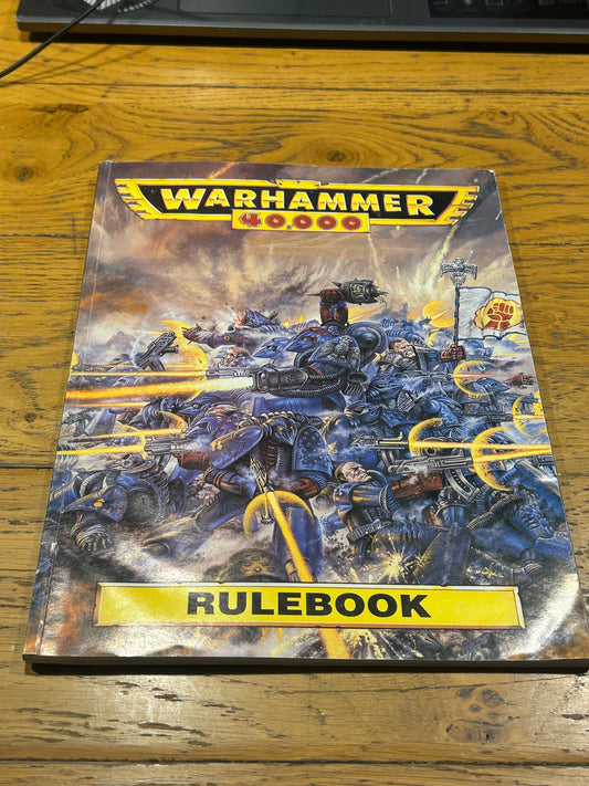 Vintage Warhammer 40,000, Wargear Supplement, Games Workshop,  1993 2nd Edition (has some very minor rippling from being somewhere humid)