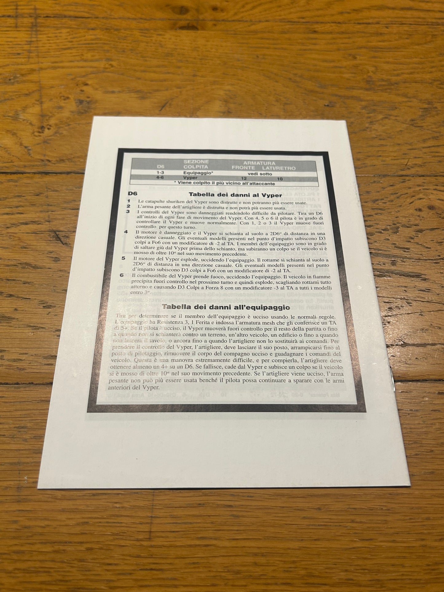 Second edition eldar viper jetbike instruction manual
