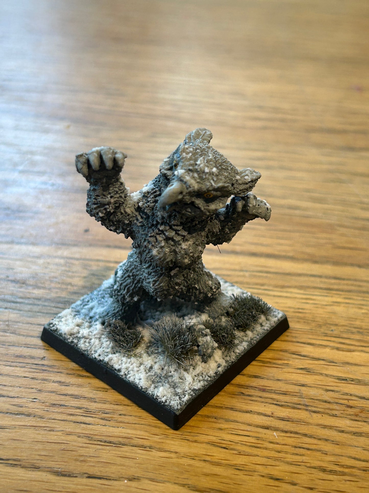 RARE VINTAGE  D & D 1985 METAL CITADEL OWL BEAR  ADD81 BY NICK BIBBY