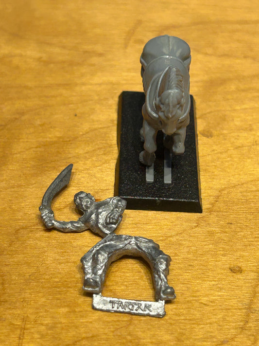 Warhammer Fantasy Old World Mounted Ungol Horse archer with sword