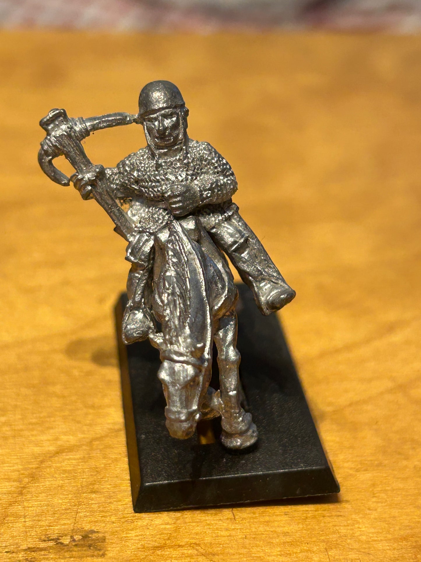 Games Workshop Citadel F7 Feudal Cavalry Bartholomew Knight Mounted on Norman horse GW Empire