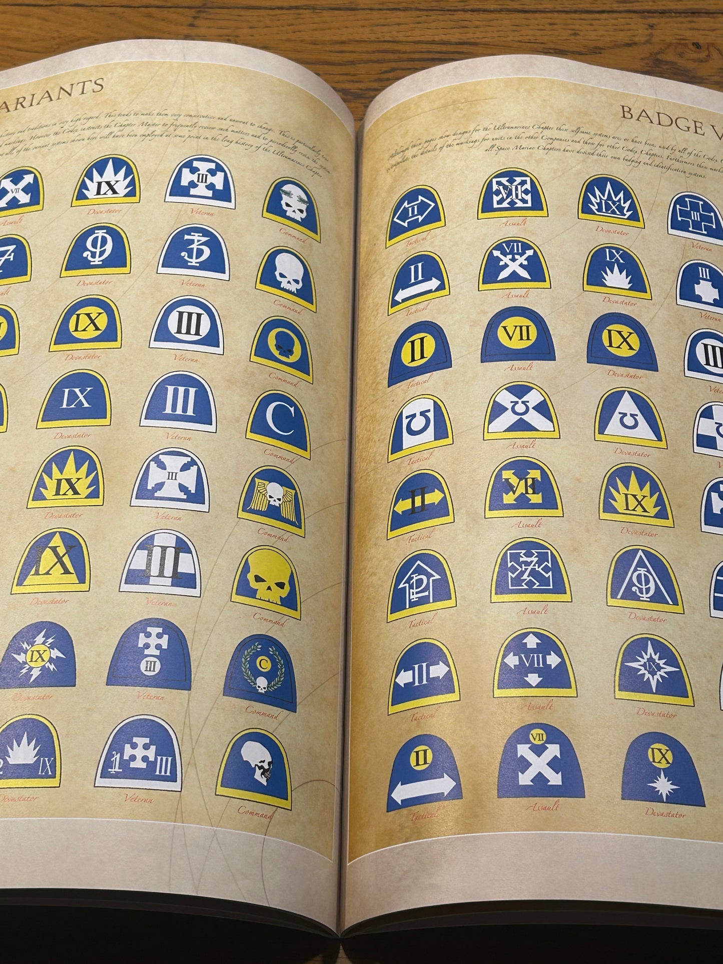 Games Workshop Warhammer 40,000 Insignium Astartes Art Book Ultramarines (has some creasing and a little bending in places)