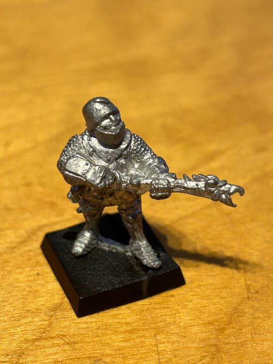 Games Workshop Citadel F2 Fighter Arque Busier Rifle Milita 1985 Fighters