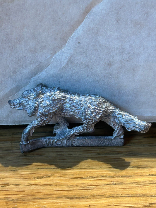 Warhammer fantasy goblin wild riders wolf growler (tab has some bending but would fit in a base easily)