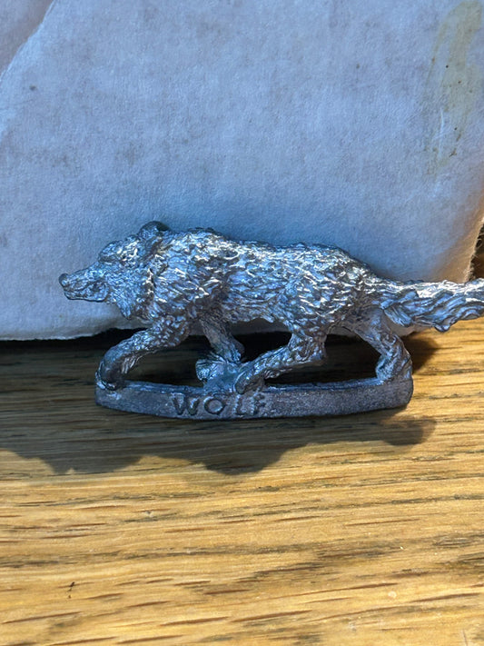 Warhammer fantasy goblin wild riders wolf growler (tab has some bending but would fit in a base easily)