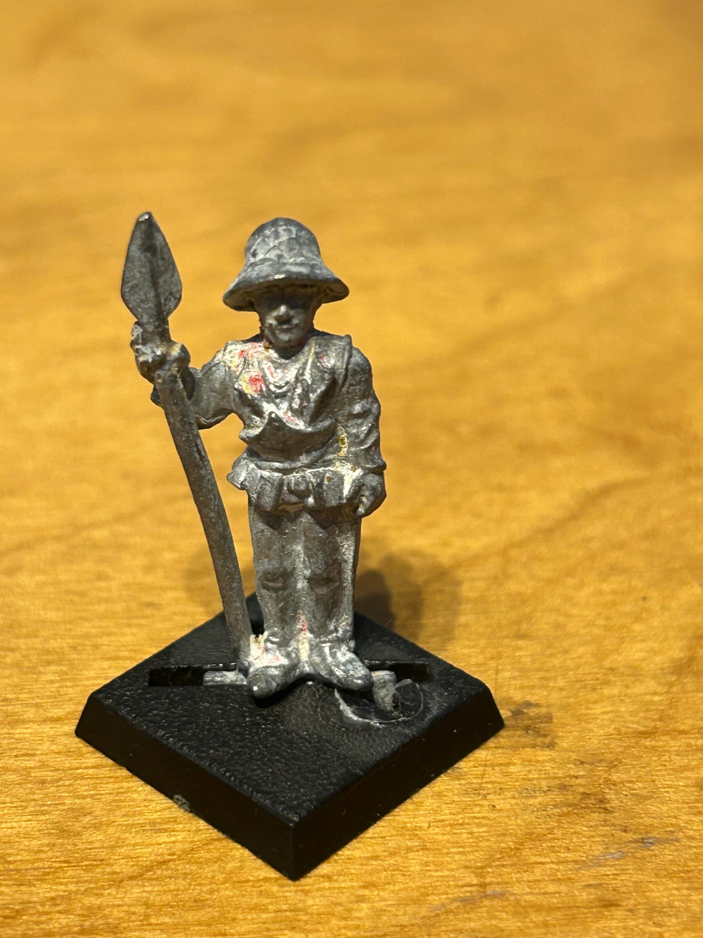 Games Workshop Citadel F4 Men at Arms Edmund Bretonnian Metal Spear Spearman