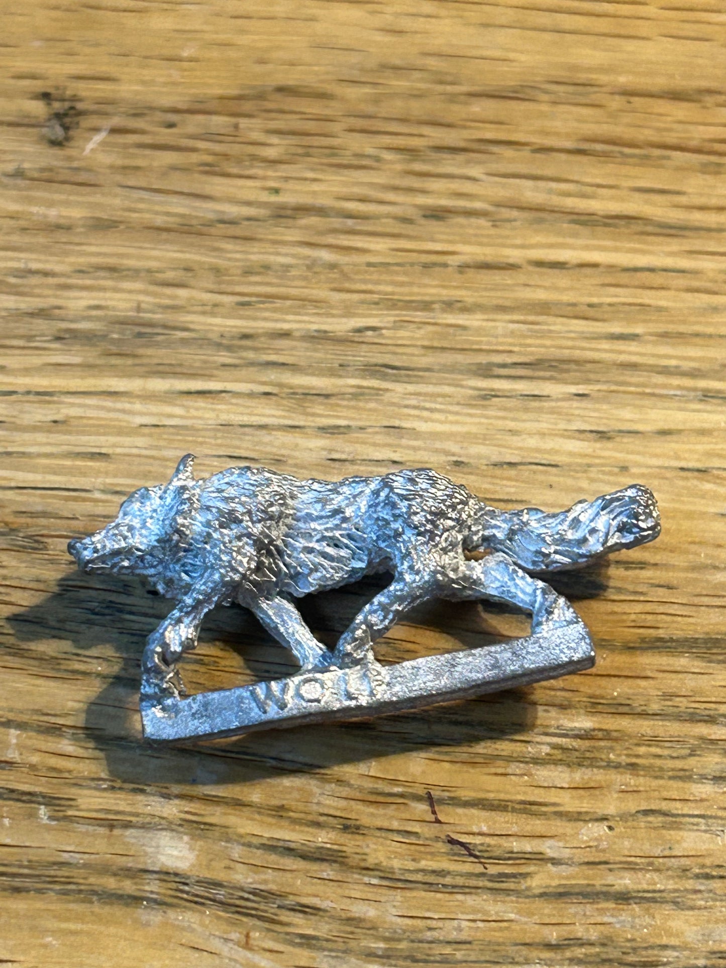 Warhammer fantasy goblin wild riders wolf growler (tab has some bending but would fit in a base easily)