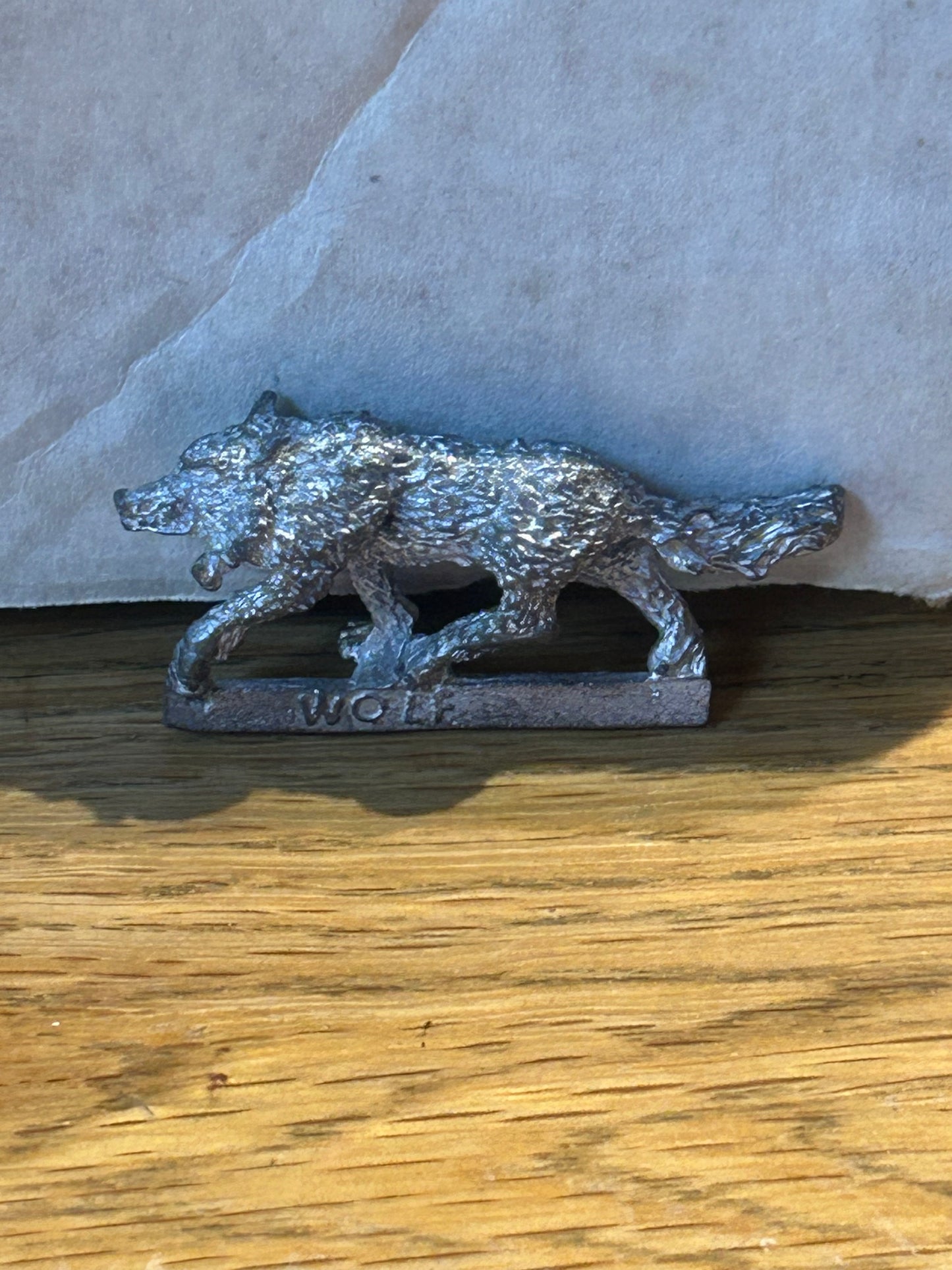 Warhammer fantasy goblin wild riders wolf growler (tab has some bending but would fit in a base easily)