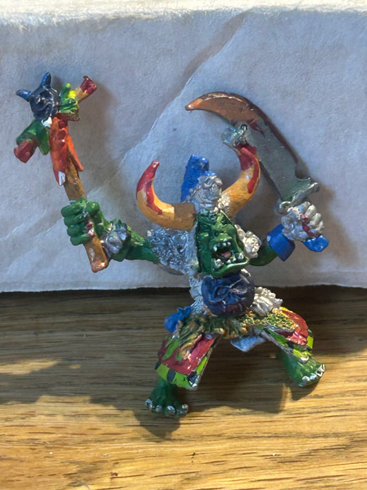 Orc war wyvern Shaman - No Wyvern GW - Metal warhammer fantasy orcs