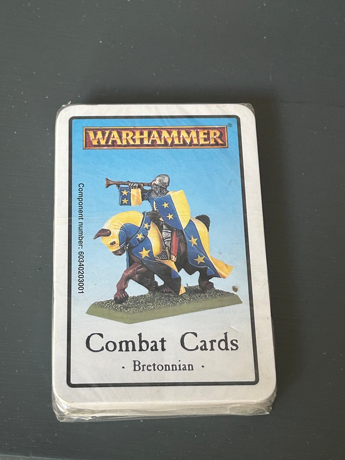 Bretonnian Warhammer Combat Cards Games Workshop Bretonnians sealed but no box