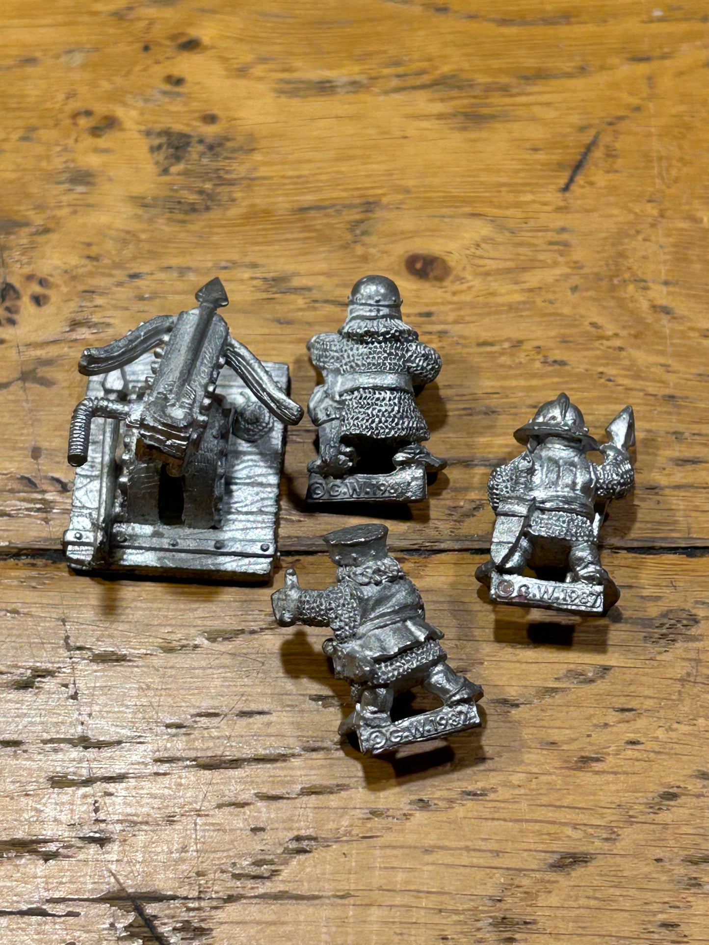 DWARF 4362 bolt thrower with 3 crew Dwarfs  Army Warhammer fantasy