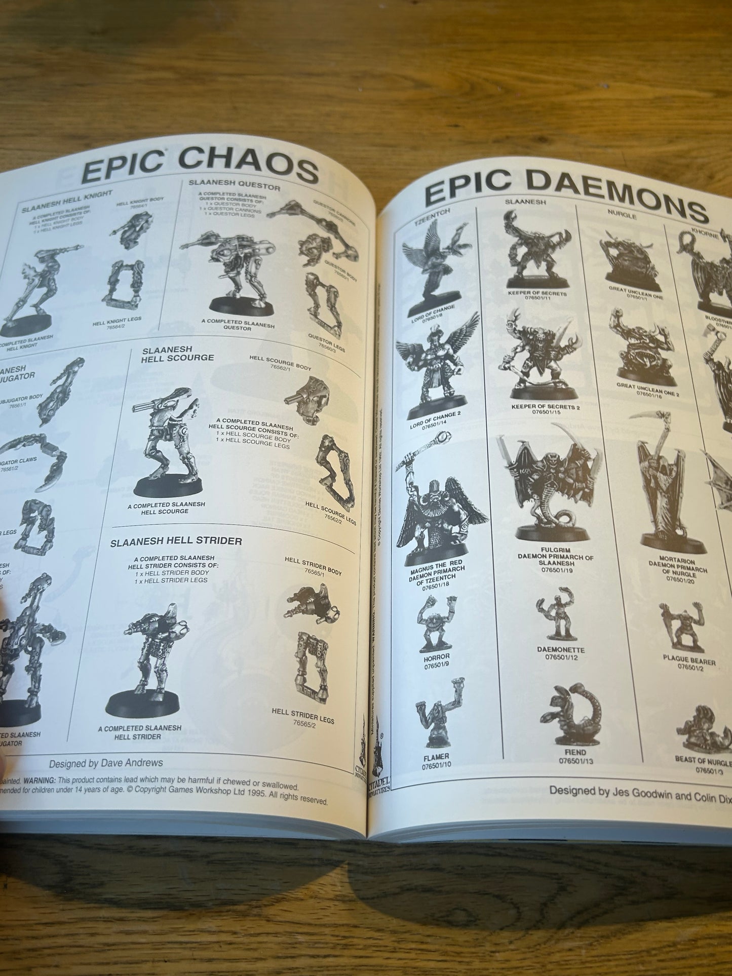 citadel miniatures 1995/6 annual