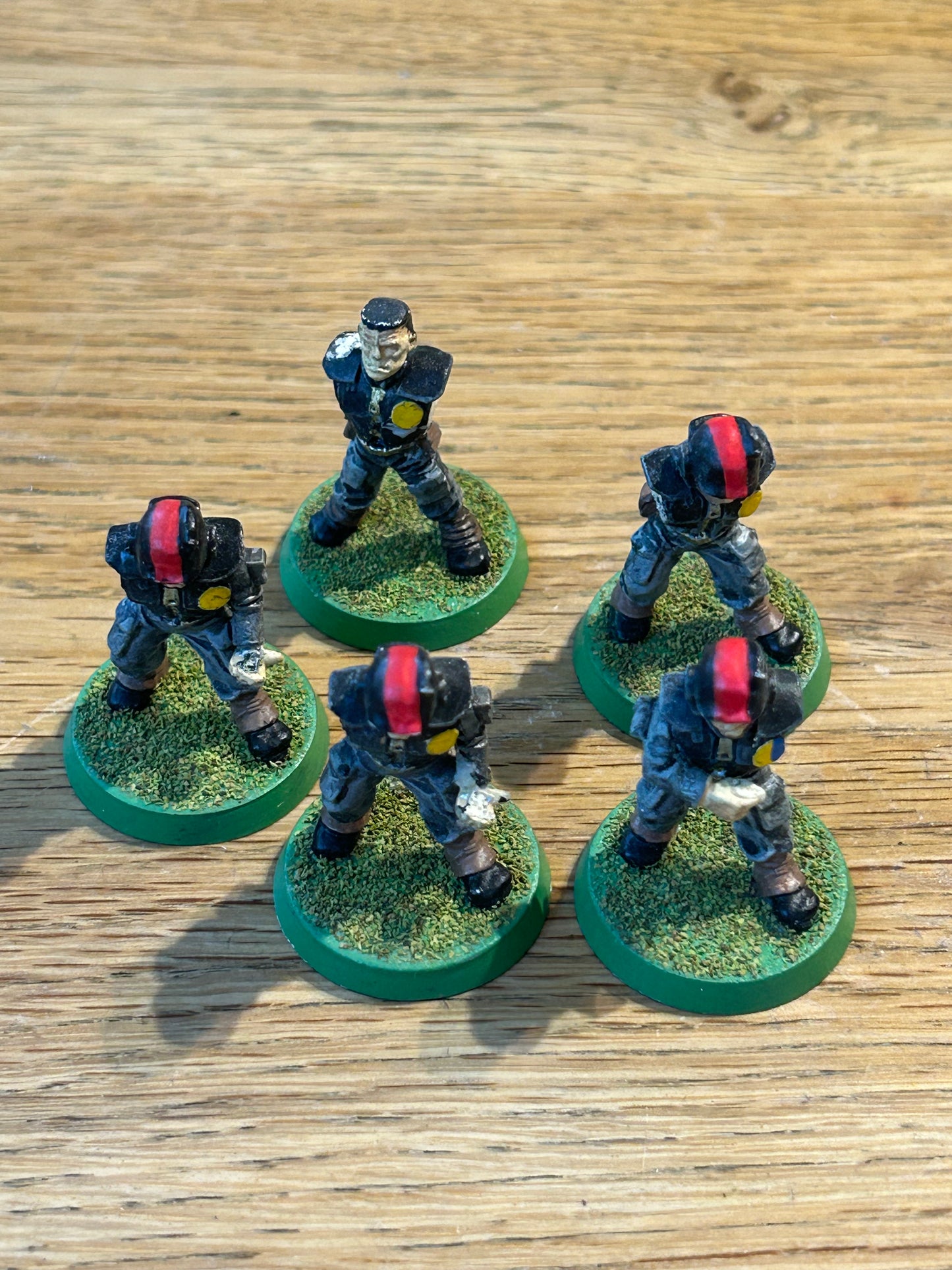 Warhammer 40k RTB7 incomplete plastic imperial guard x5