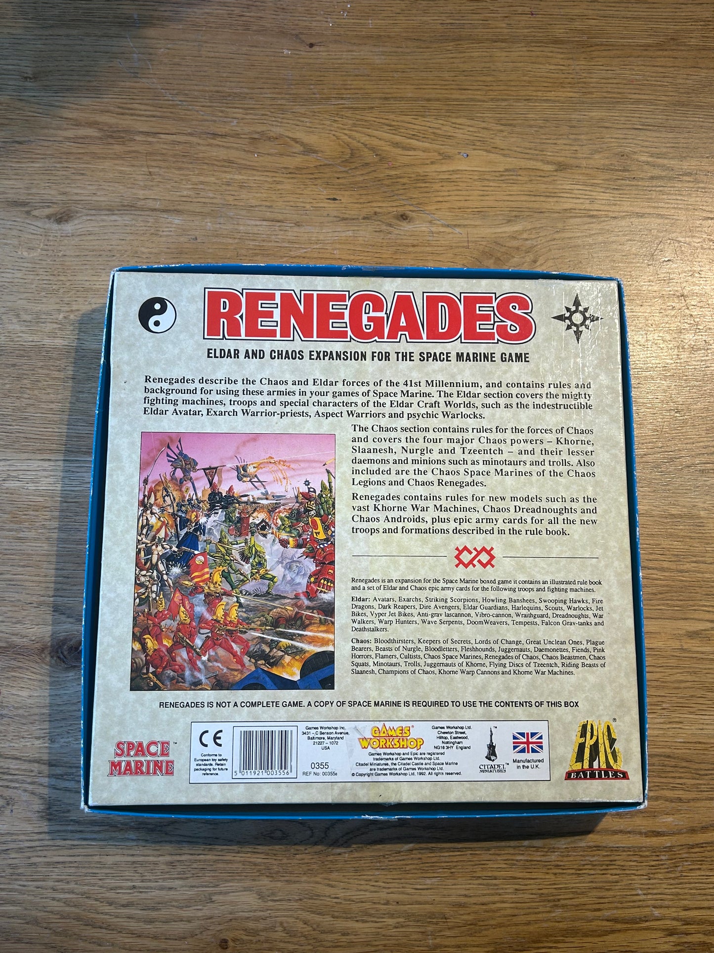 RENEGADES Eldar and Chaos Armies For Space Marine, Epic 40k complete