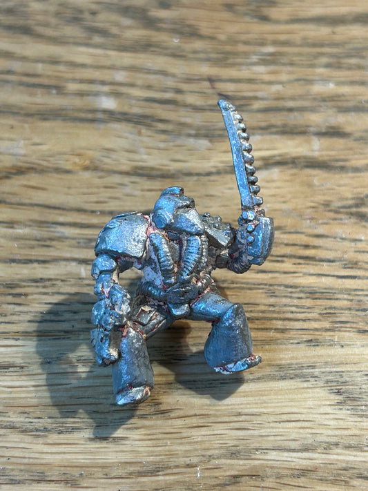 Space Marine Medic bolt Pistol Metal 40k Rogue Trader Citadel (has been stripped, is missing the tab and has some wear)