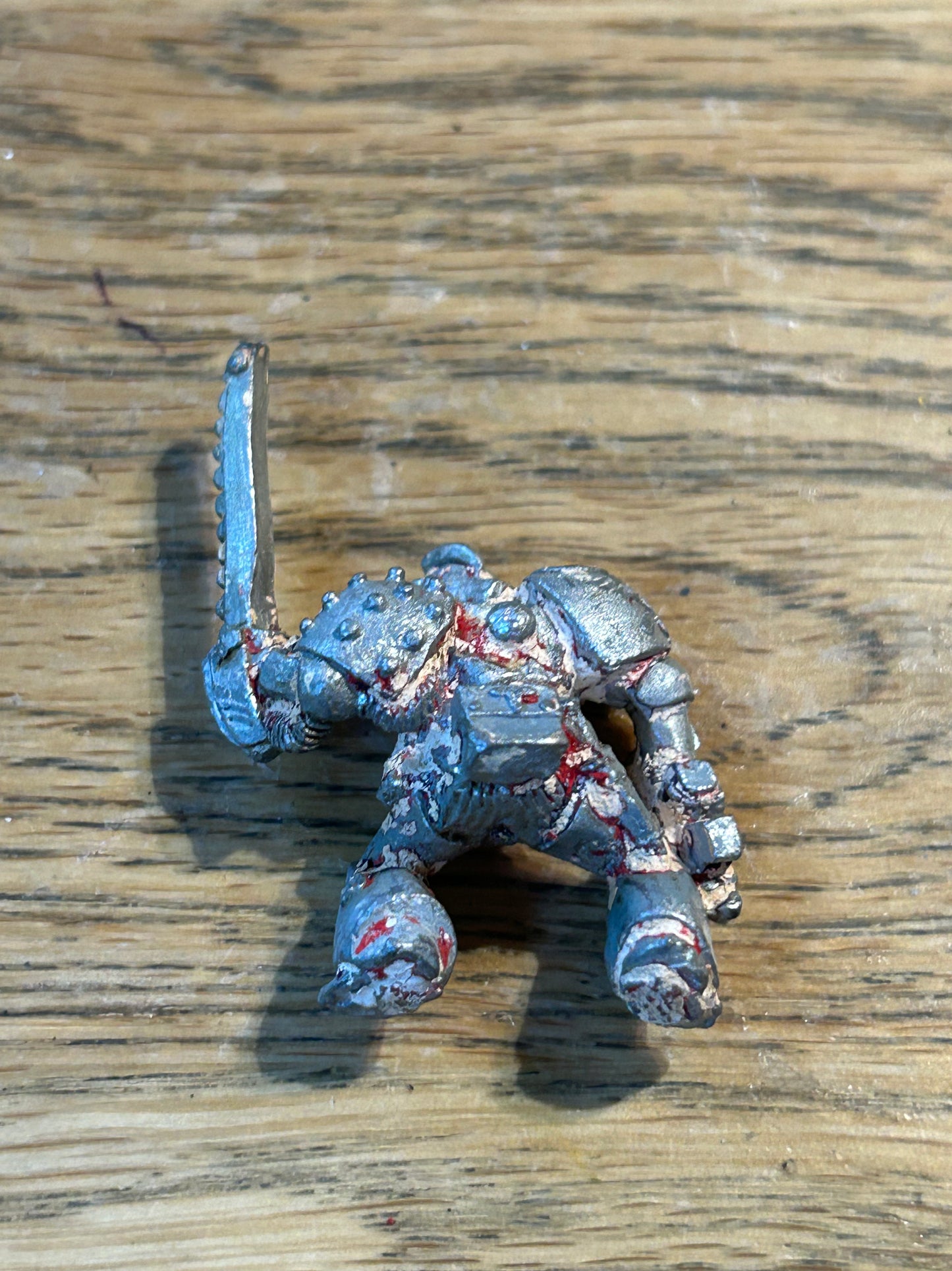 Space Marine Medic bolt Pistol Metal 40k Rogue Trader Citadel (has been stripped, is missing the tab and has some wear)
