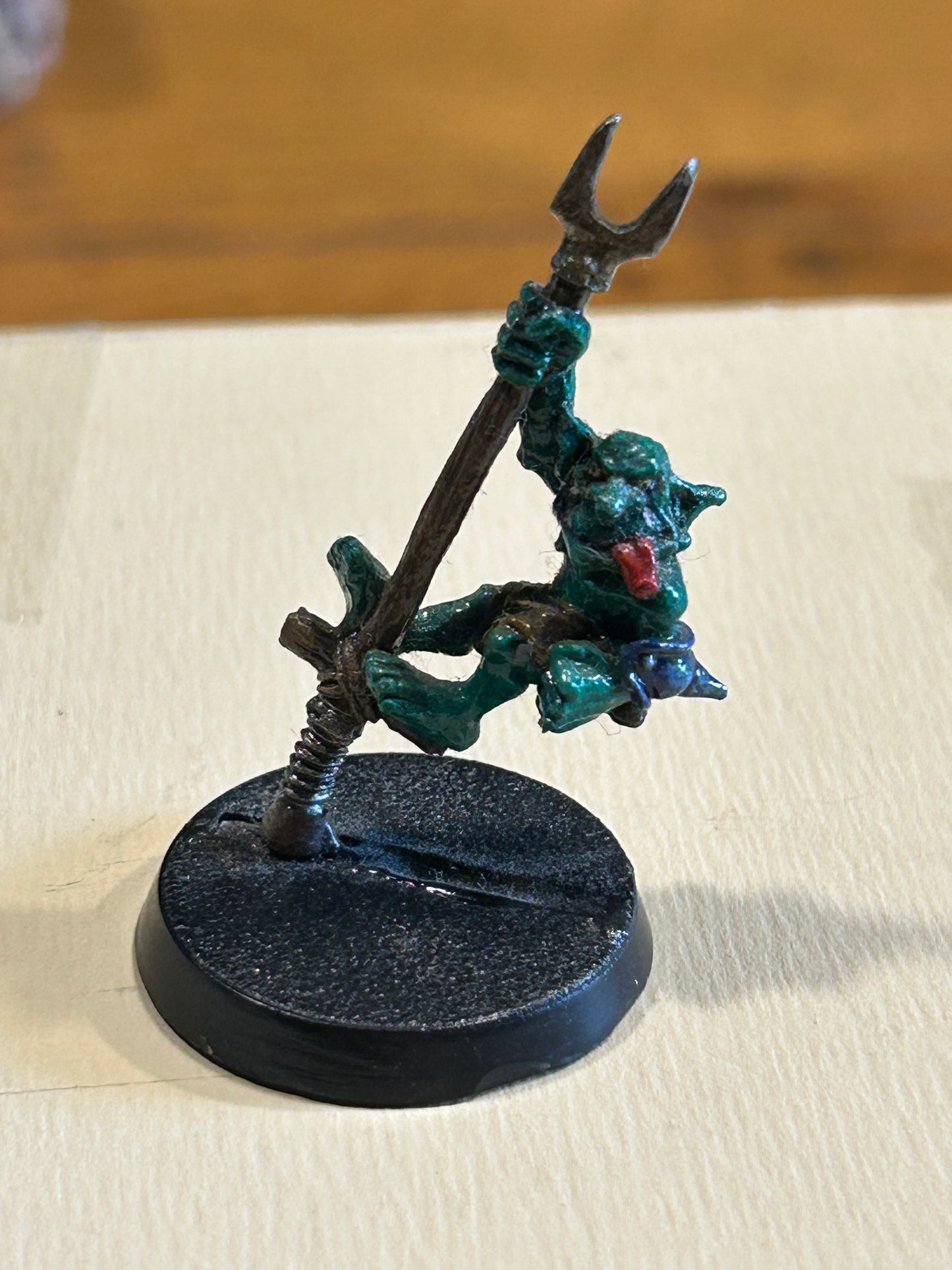 Warhammer Blood Bowl Goblin Pogo Fanatic - Metal - Unpainted