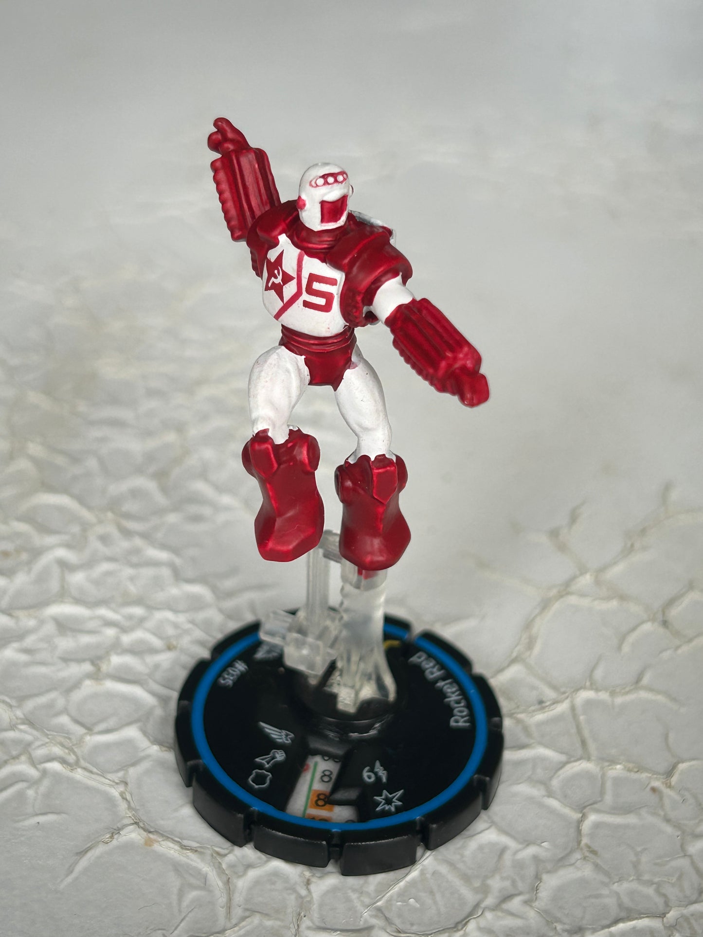 WIZKIDS HEROCLIX unleashed DC ROCKET RED #035 FIGURE experienced
