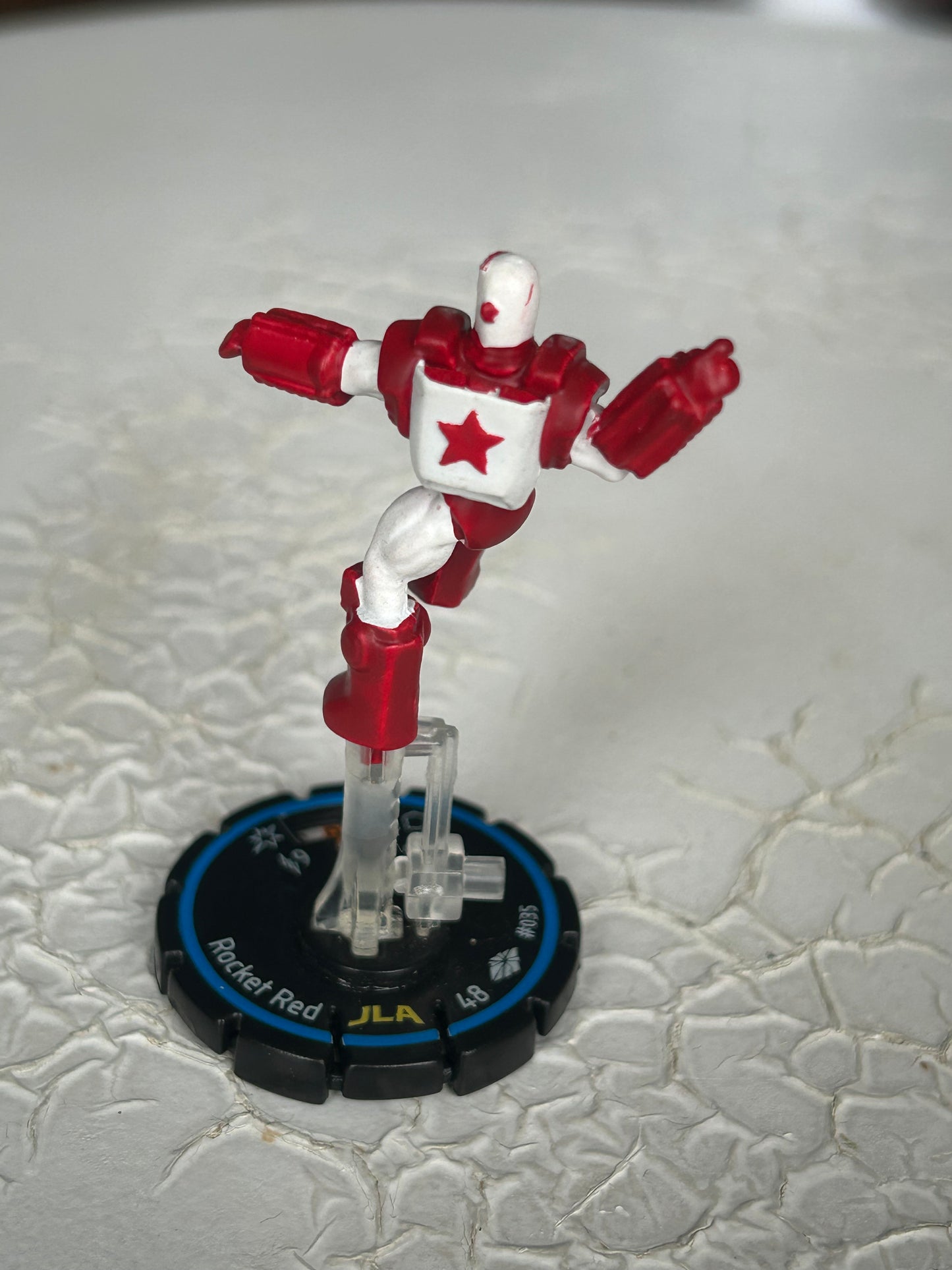WIZKIDS HEROCLIX unleashed DC ROCKET RED #035 FIGURE experienced