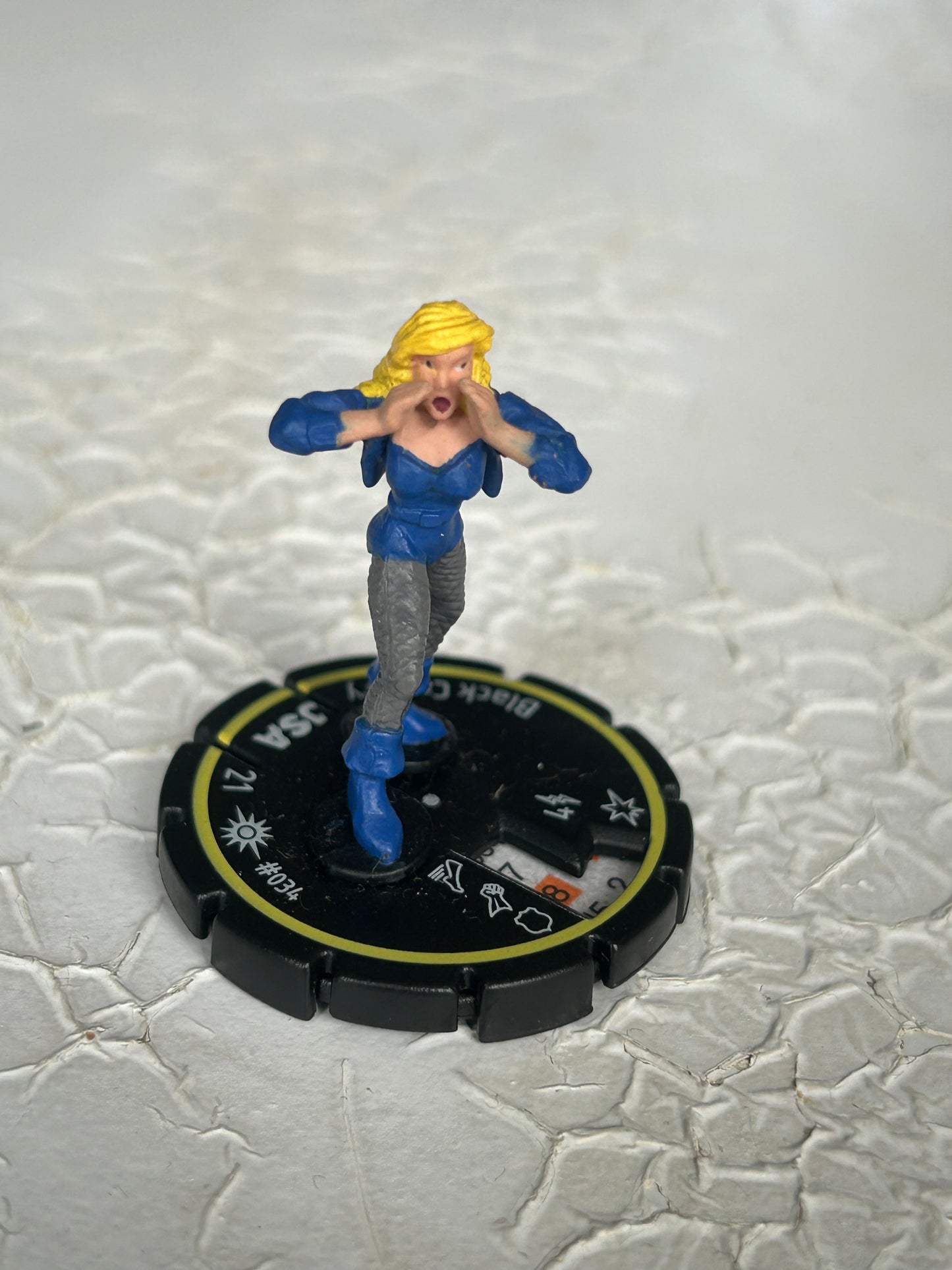HeroClix Cosmic Justice #034 BLACK CANARY rookie DC
