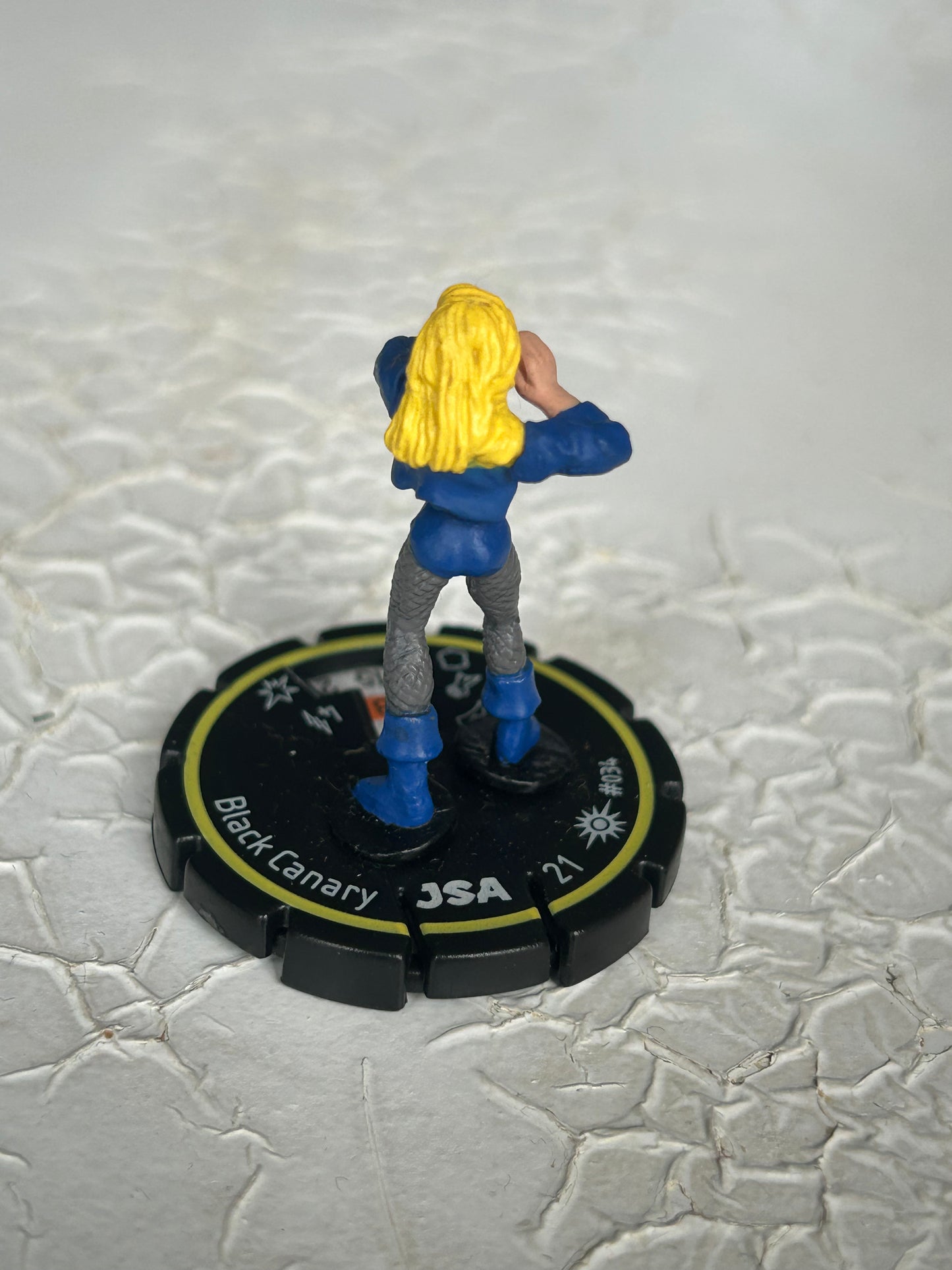 HeroClix Cosmic Justice #034 BLACK CANARY rookie DC