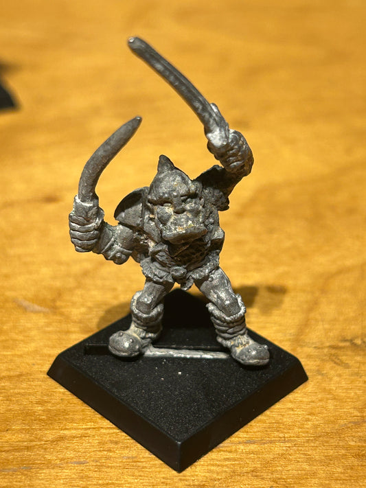 Citadel Warhammer 80s Marauder Orc Command Champion