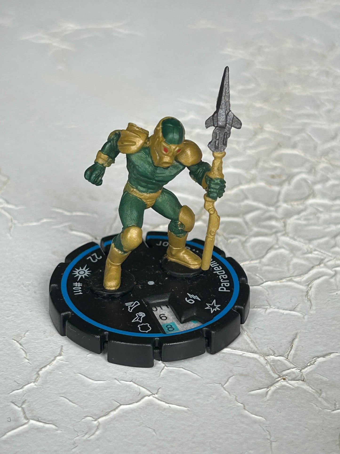 =HeroClix DC COSMIC JUSTICE Parademon Warrior - Experienced 011 =