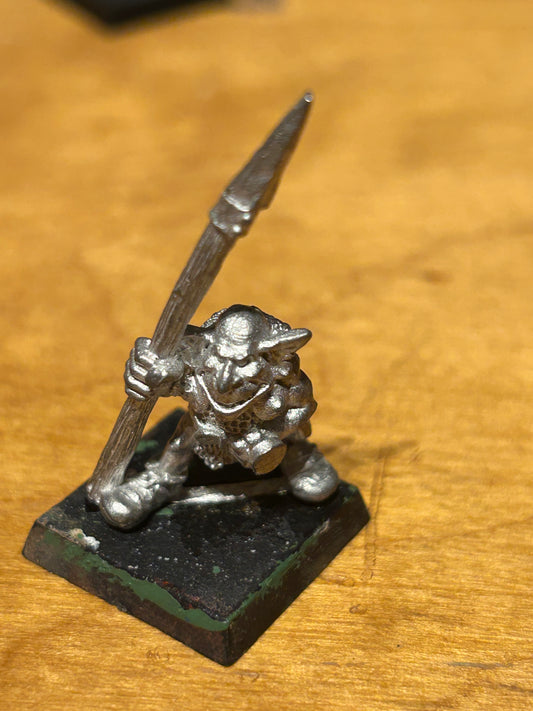 Warhammer fantasy Kev Adams goblin with spear