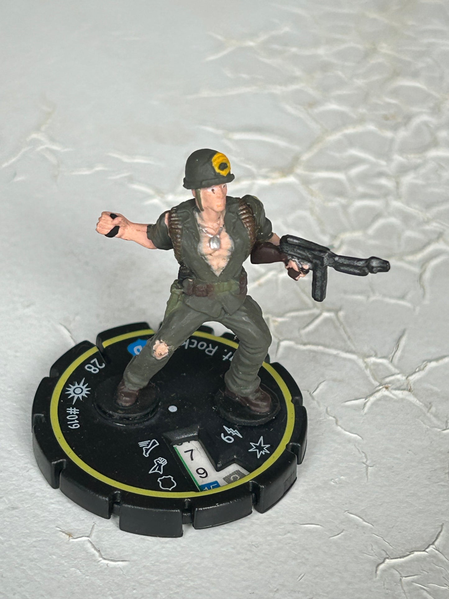 HeroClix - #020 Sgt. Rock- Cosmic Justice rookie
