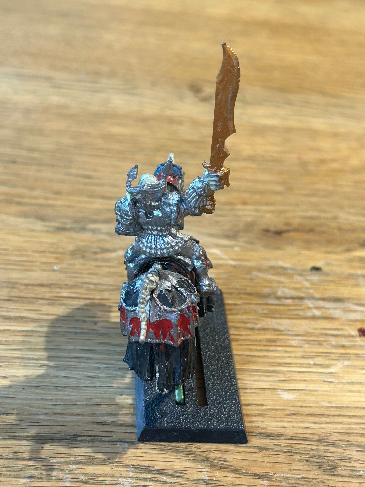 The Red Duke Vampire Counts Lord Mounted Undead Metal Citadel Warhammer (incomplete, no cape)