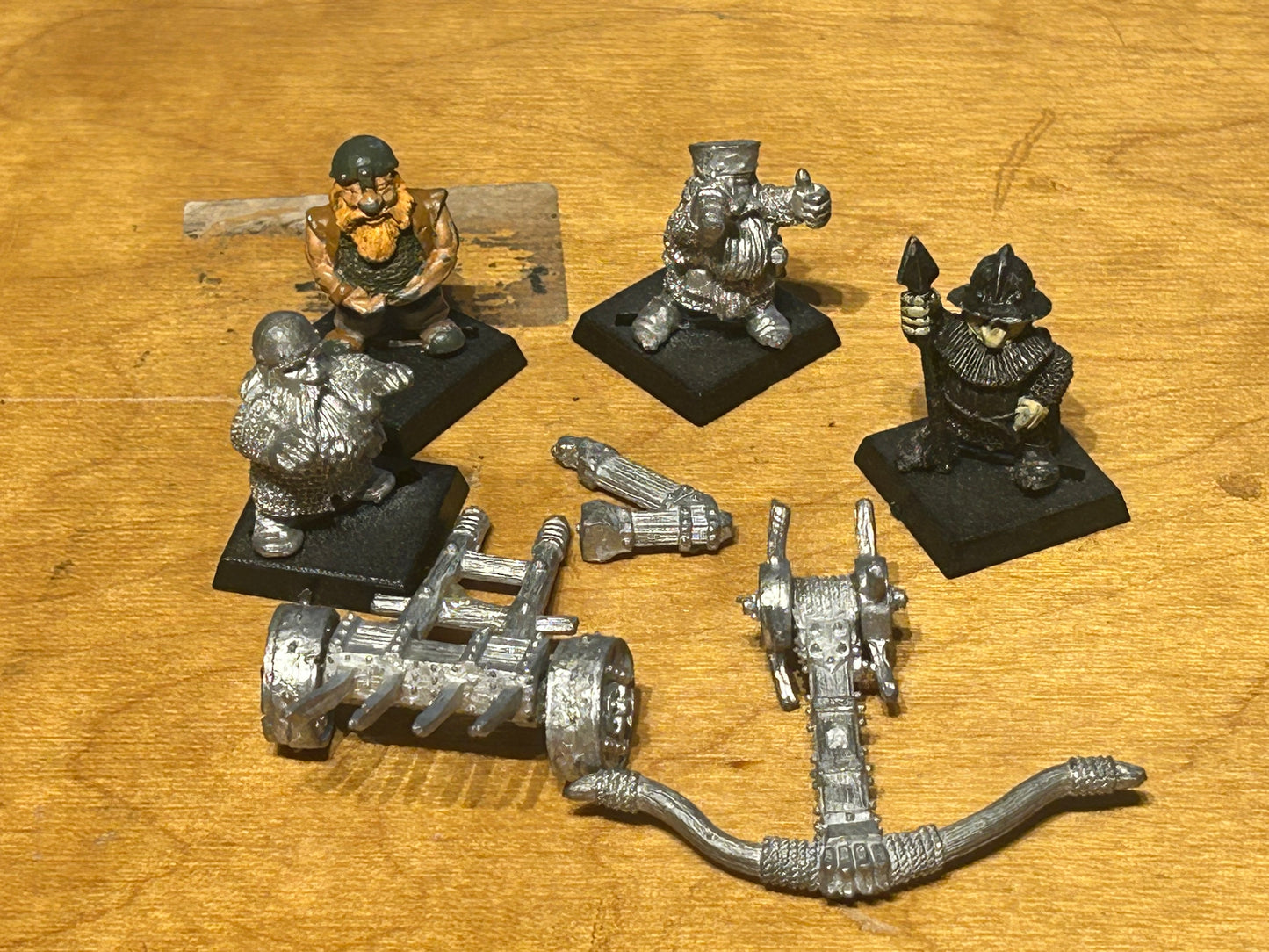 Warhammer fantasy dwarf bolt thrower and crew 4362