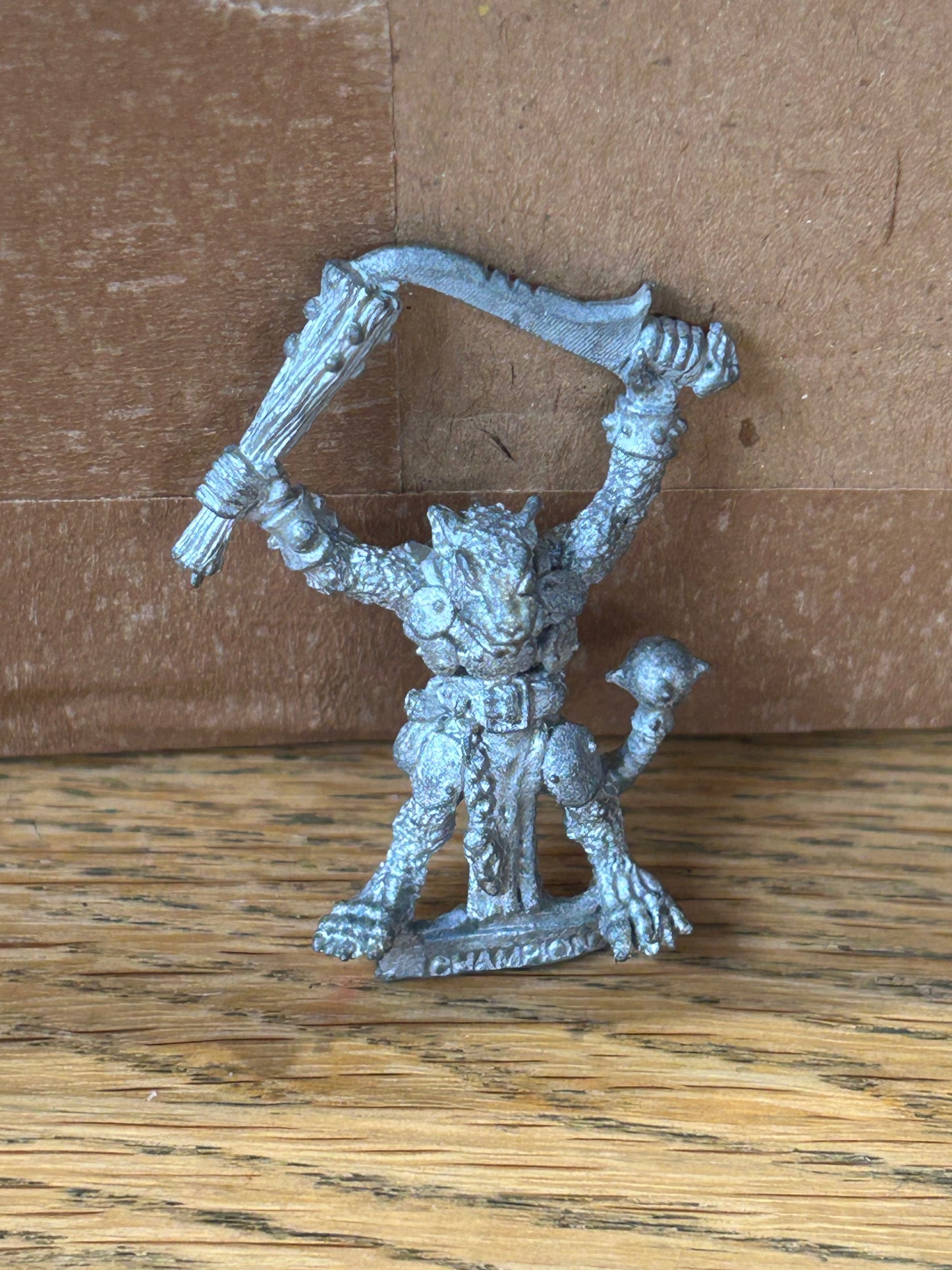 Games Workshop Warhammer fantasy Skaven C47 Warpeye Commander Champion Metal