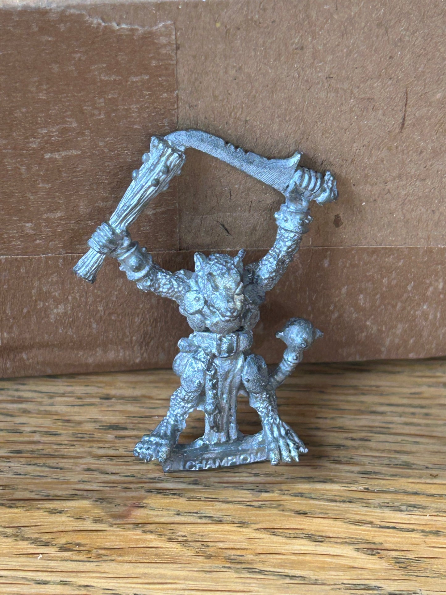 Games Workshop Warhammer fantasy Skaven C47 Warpeye Commander Champion Metal