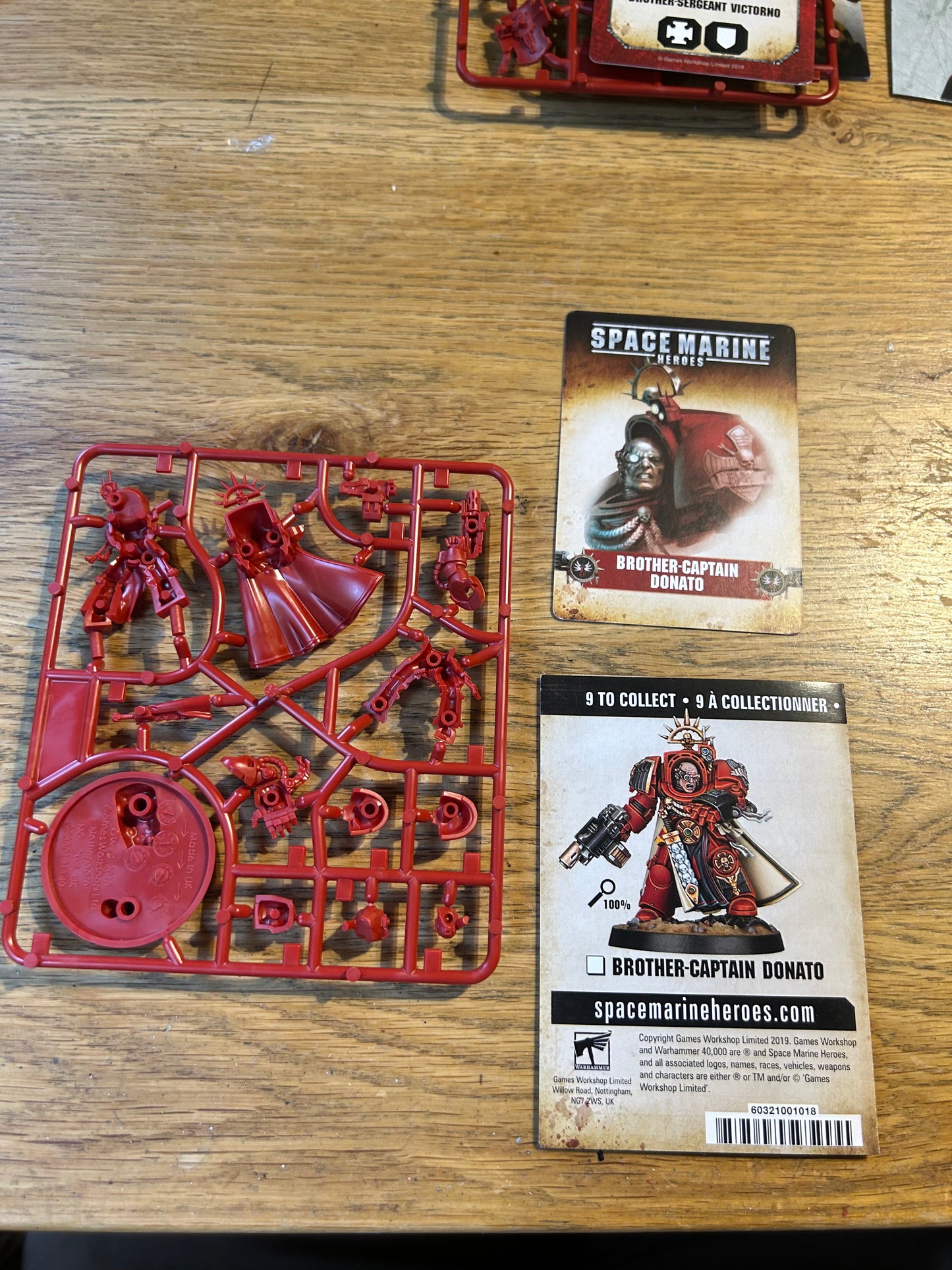 BROTHER CAPTAIN DONATO BLOOD ANGELS WARHAMMER 40K SPACE MARINES HEROES SERIES 2