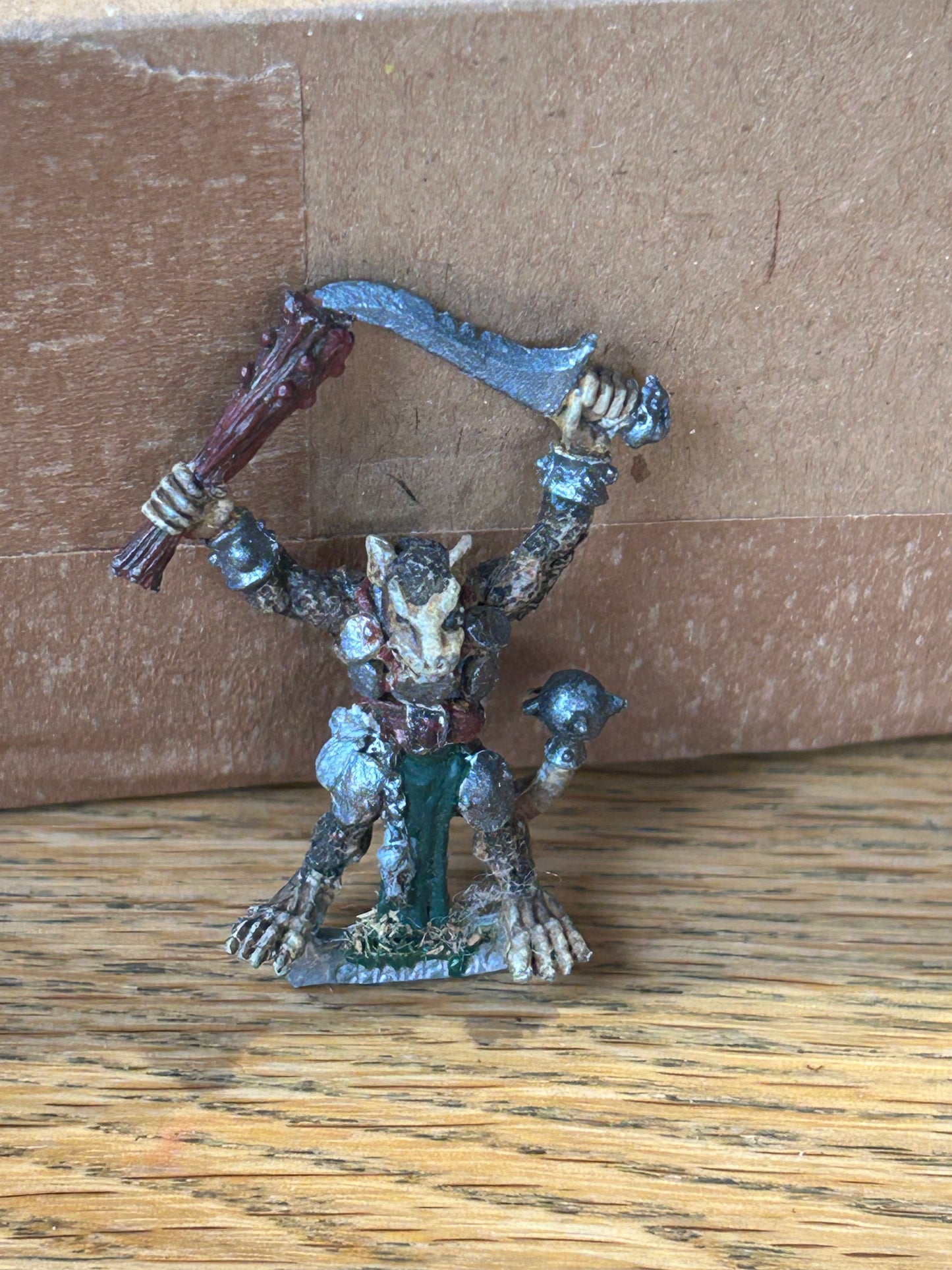 Games Workshop Warhammer fantasy Skaven C47 Warpeye Commander Champion Metal