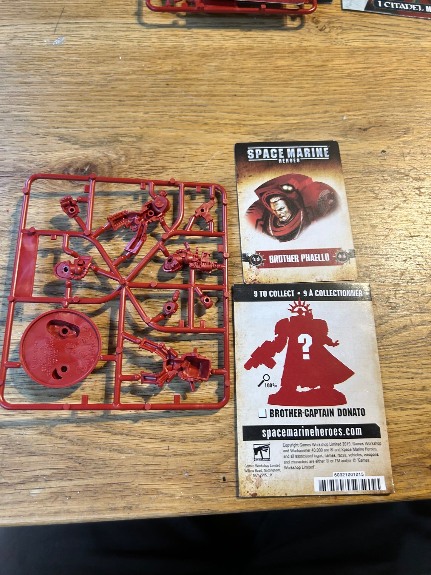 Warhammer 40k Space Marine Heroes Series 2 Brother Phaello NoS