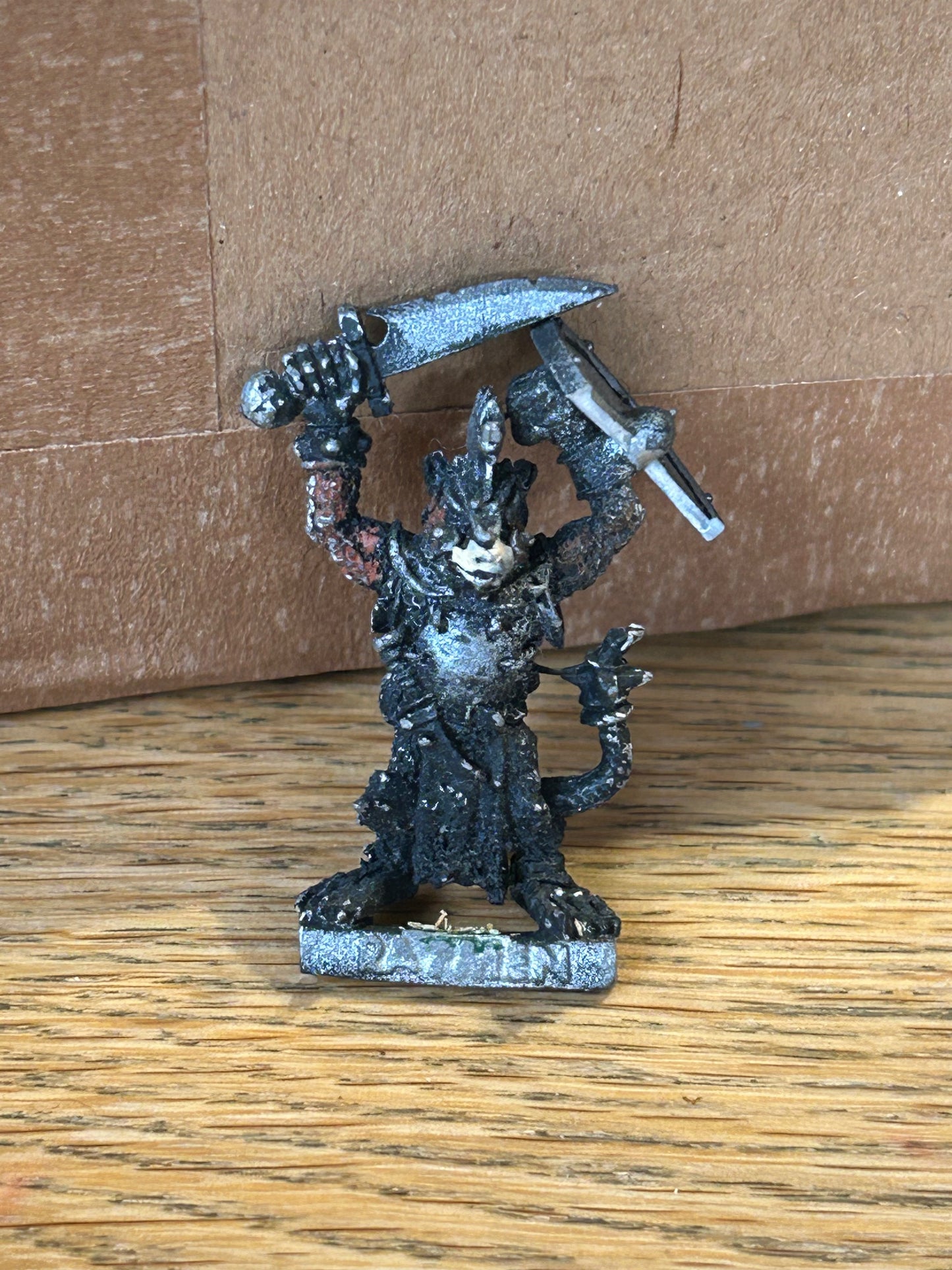 Warhammer fantasy skaven Flench packlord clanrats leader Oldhammer