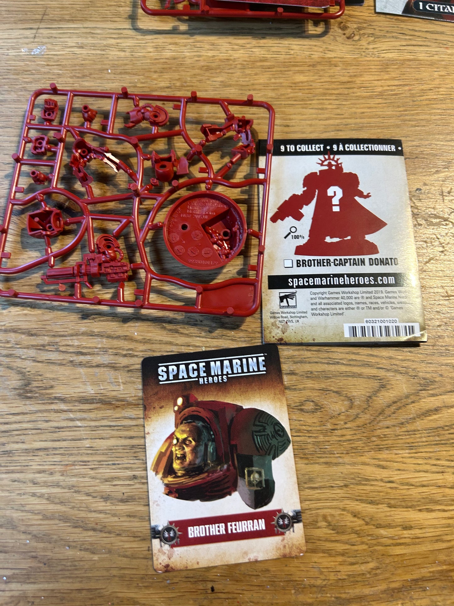 40k Space Marine Heroes of the 2nd Terminator Brother Feurran OOP series 2