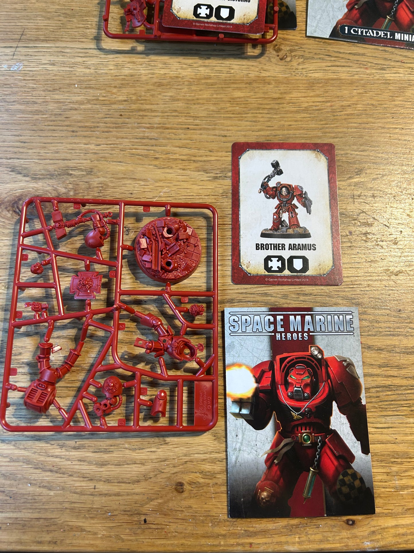 Warhammer 40K Space Marine Heroe Series 2 Brother Aramus Blood Angels