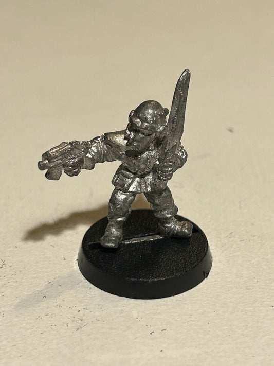 Vintage Games Workshop Warhammer 40K Rogue Trader Imperial Guard Sergeant Lloyd