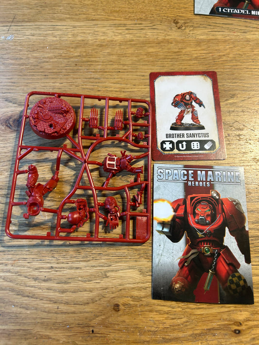 40k Sprue - Space Marine Heroes (Blood Angels Terminator Squad) Brother Sanyctus